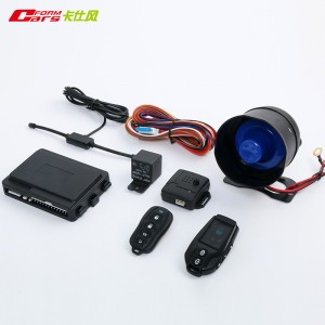 two way hopping code lcd remote controller car security auto alarm system